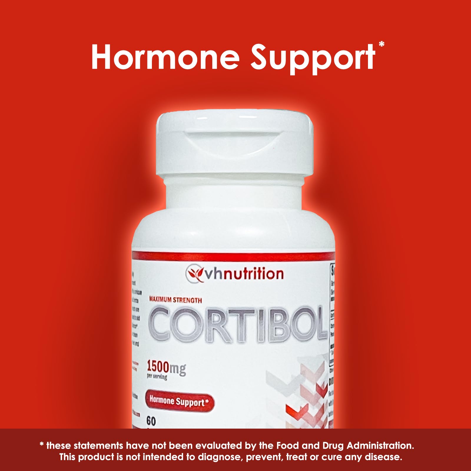VH Nutrition CORTIBOL | Cortisol Manager* Supplement | Maximum Strength Adrenal VH Nutrition