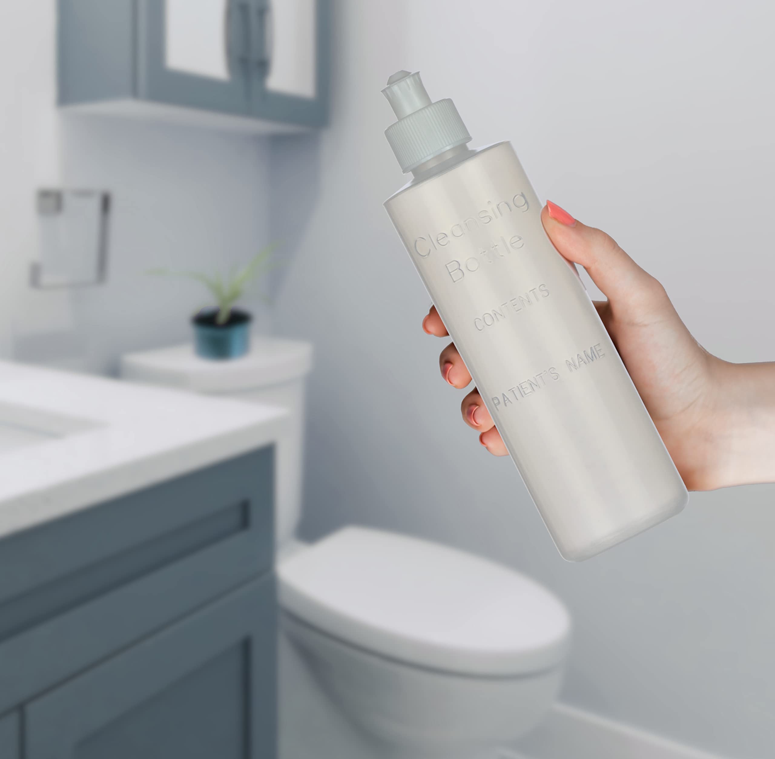 Perineal Squirt Bottle [4 Pack] Refillable Postpartum Lavette Cleansing Irrigation Peri Wash Bottle Easy Glide