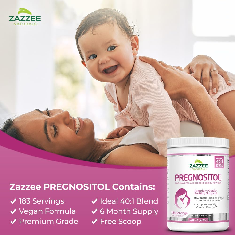 Zazzee PREGNOSITOL Powder and Extra Strength Prenatal Multi Complex Zazzee