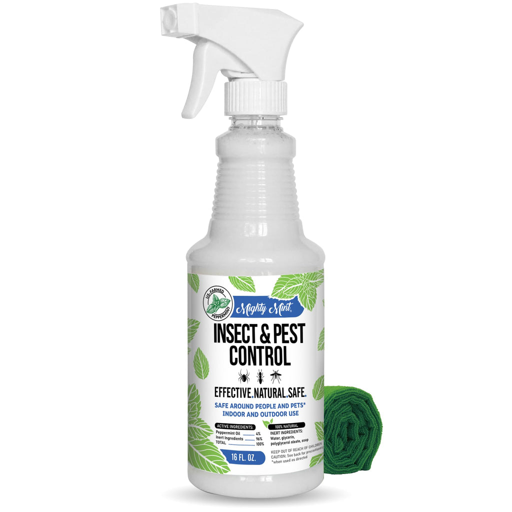 Mighty Mint 16 oz Peppermint Oil Insect & Pest Spray - for Spiders, Ants Mighty Mint
