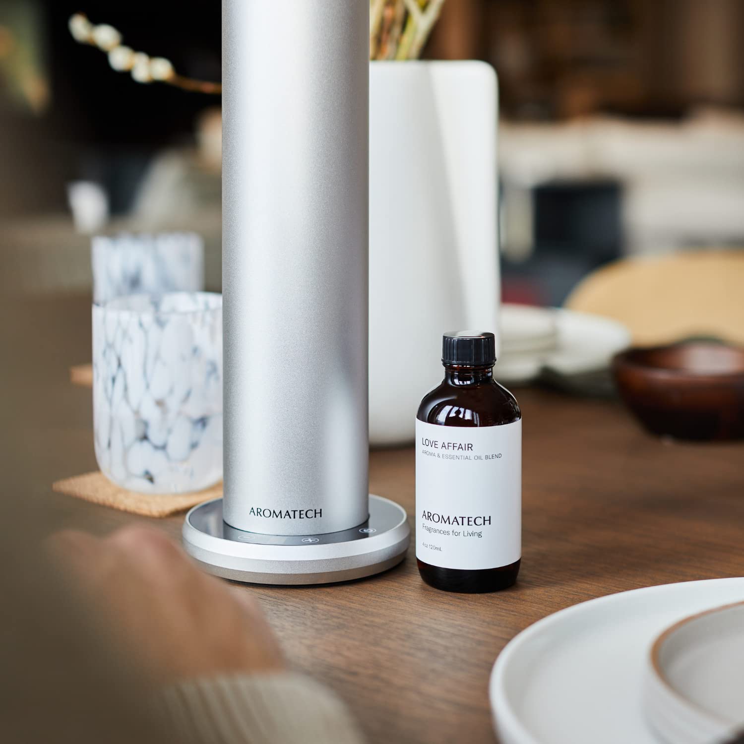 AromaTech Love Affair Aroma Essential Oil Blend, Pure Aromatherapy Diffuser Oil with Jasmine AromaTech