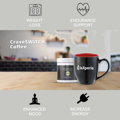 isXperia CraveSWITCH Bold Coffee - Colombian Arabica Coffee with Antioxidants