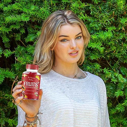 The Vitamin Kitchen Fruit and Veggies Gummies-120 Chews 60 Super Fruits