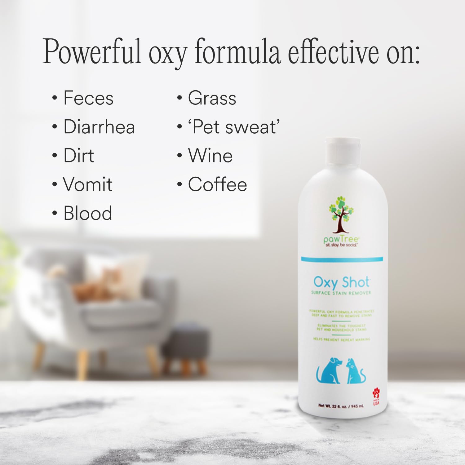 pawTree Oxy Shot Powerful Formula Penetrates Deep and Fast to Permanently Remove Old pawTree