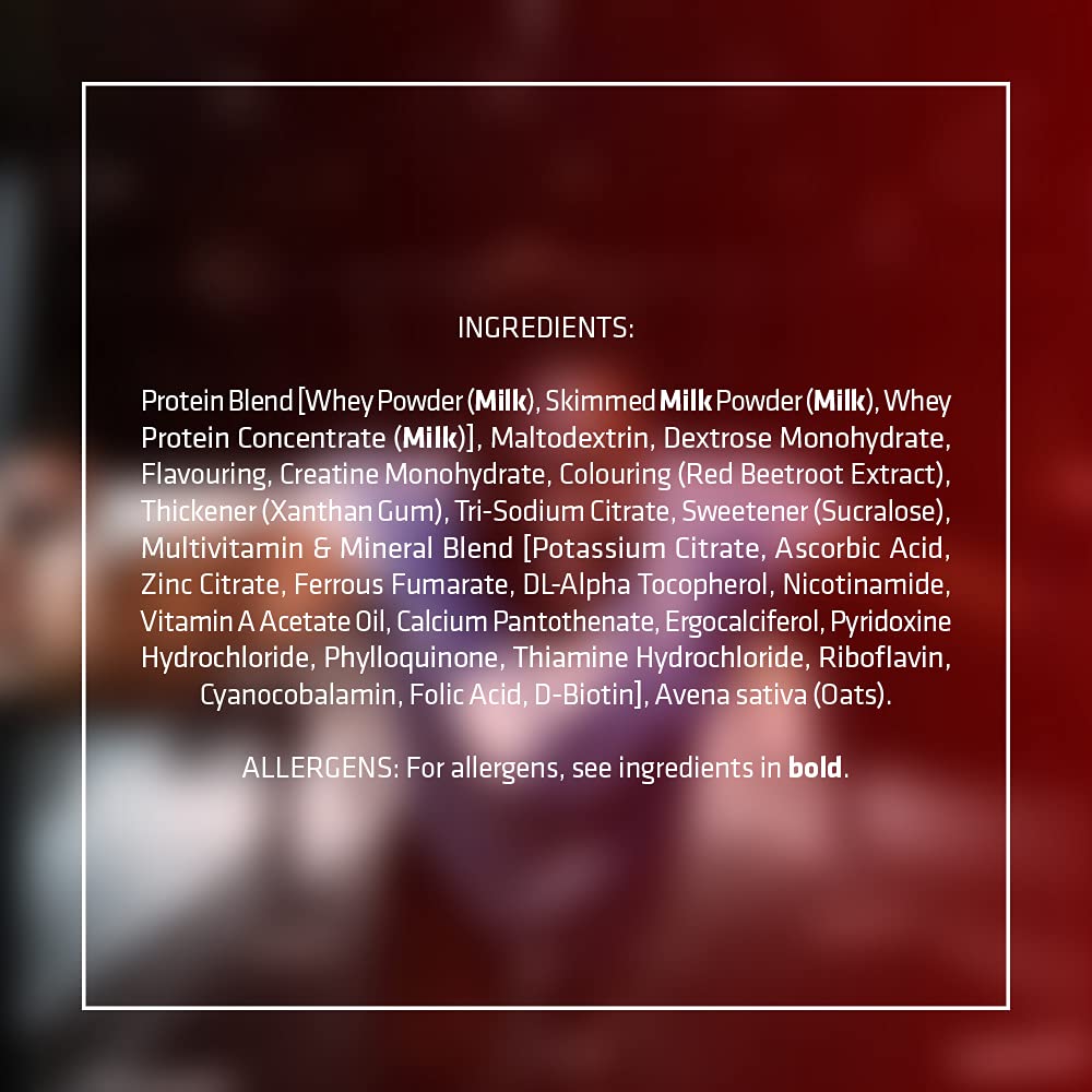 USN Hyperbolic Mass Strawberry 6kg: High Calorie Mass Gainer Protein Powder for Fast Muscle Mass USN