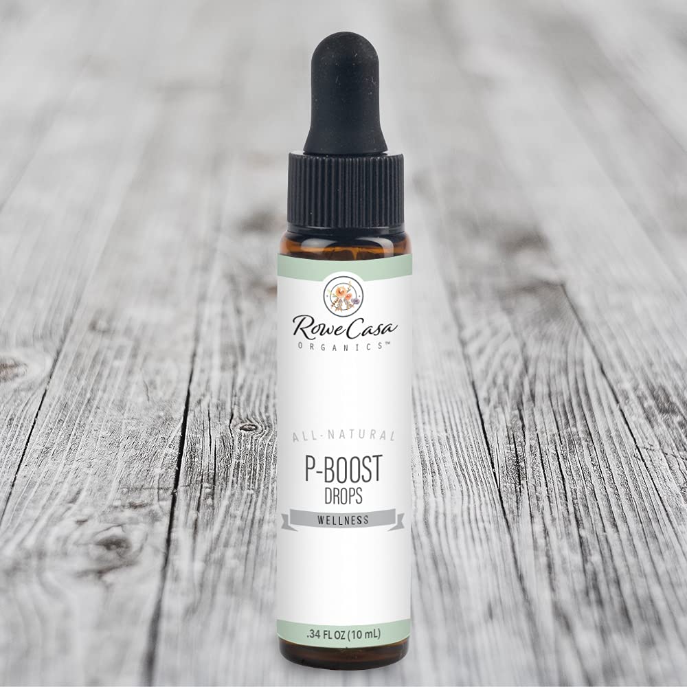 Rowe Casa Organics P-Boost Drops - Natural Hormone Balancing Essential Oils | Pre-Seed Fertility Drops Rowe Casa Organics