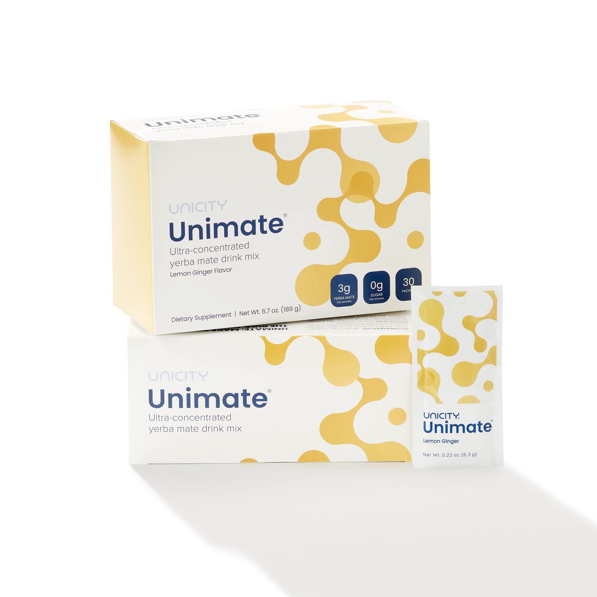 Unicity UNIMATE (Lemon Ginger, 30 Pouches) Unicity