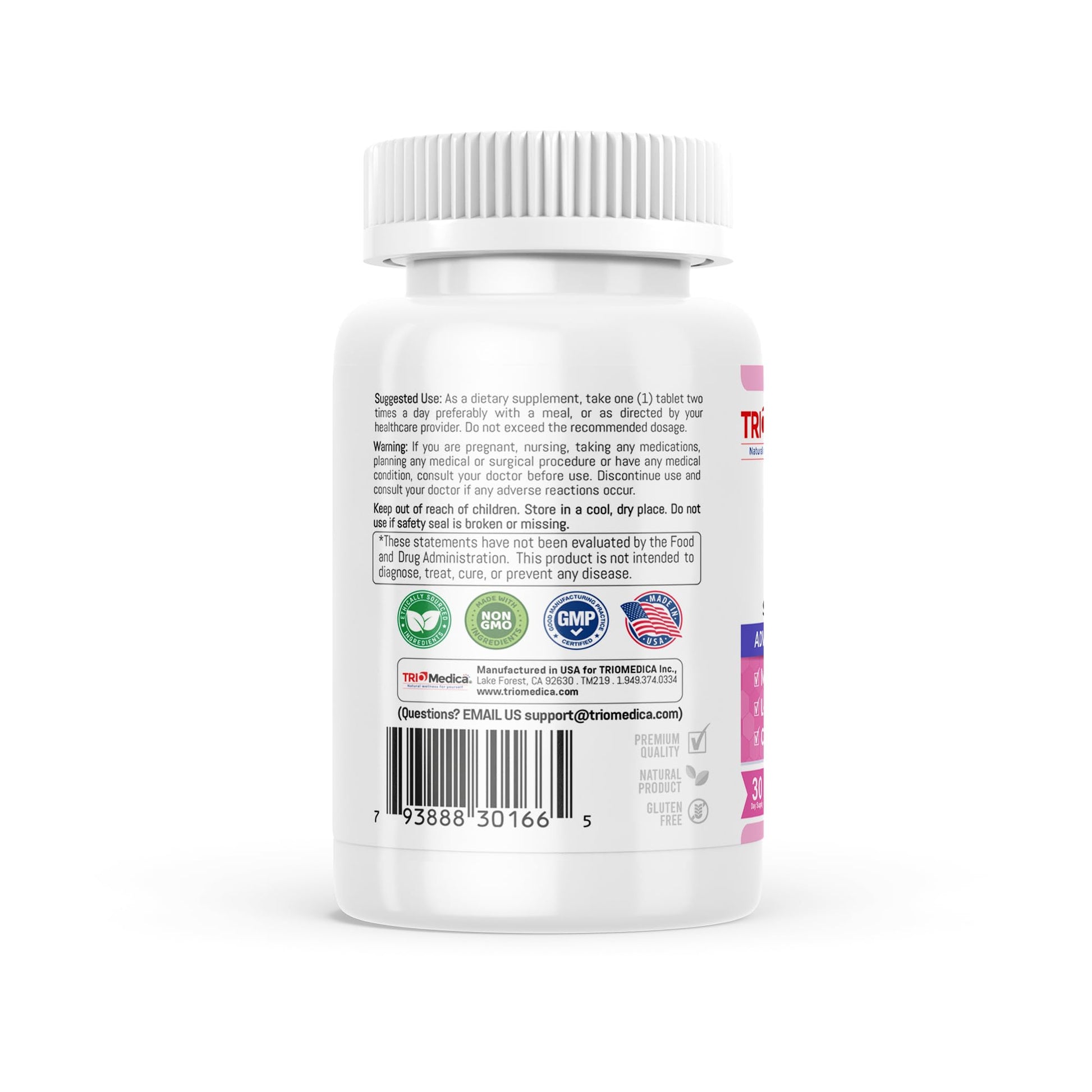 FertilKey-F Forte | Women's Fertility Blend | CoQ10, Myo-Inositol, Iron, Selenium | Boosts Fertility TRIOMEDICA