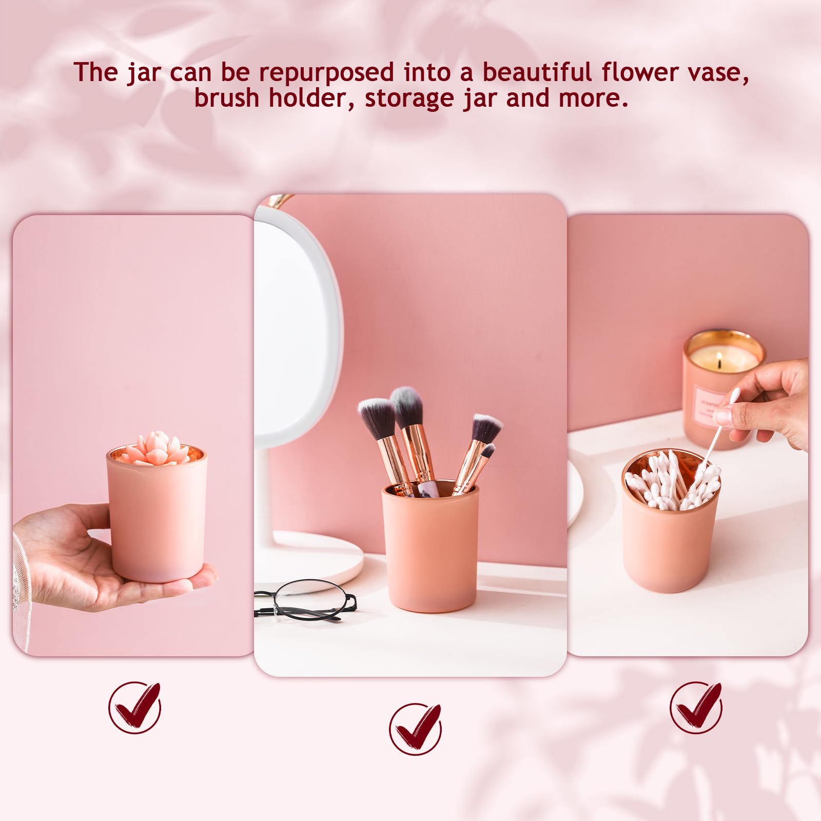 POWSHELF Scented Candle Gifts for Women, Bathroom Decor Candle for Home Scented, 5.5 Oz Jar POWSHELF