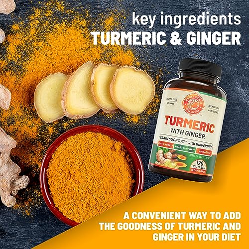 Organic Turmeric Curcumin with Ginger and Black Pepper for Max Absorption WHOLE WORLD WELLNESS