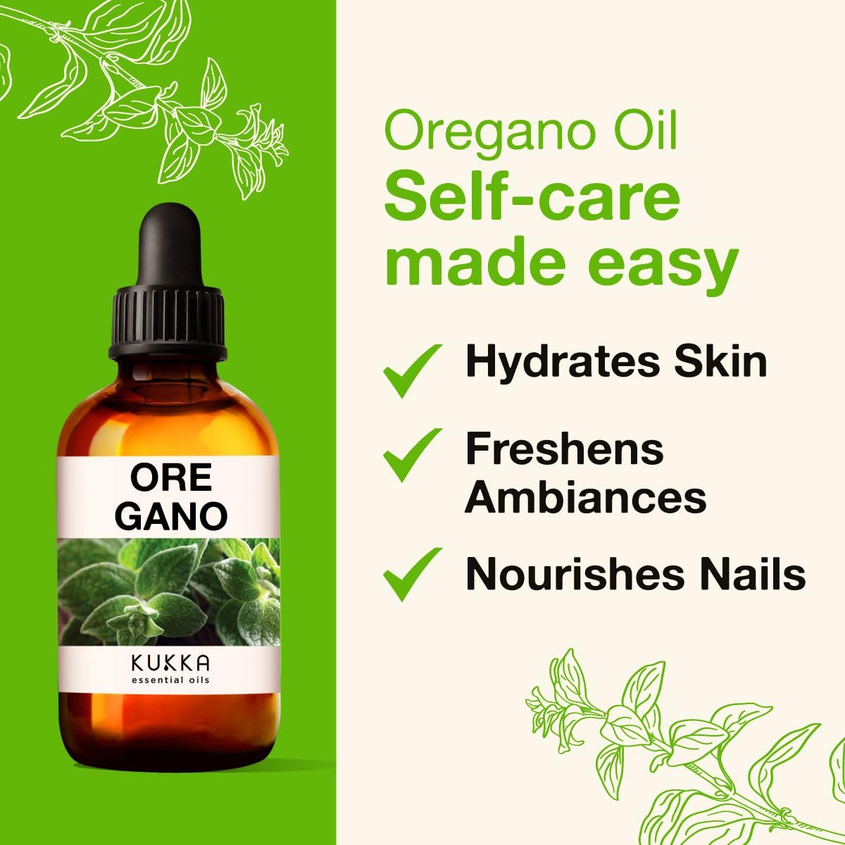 KUKKA Oregano Oils - Natural Oils (4 fl oz)