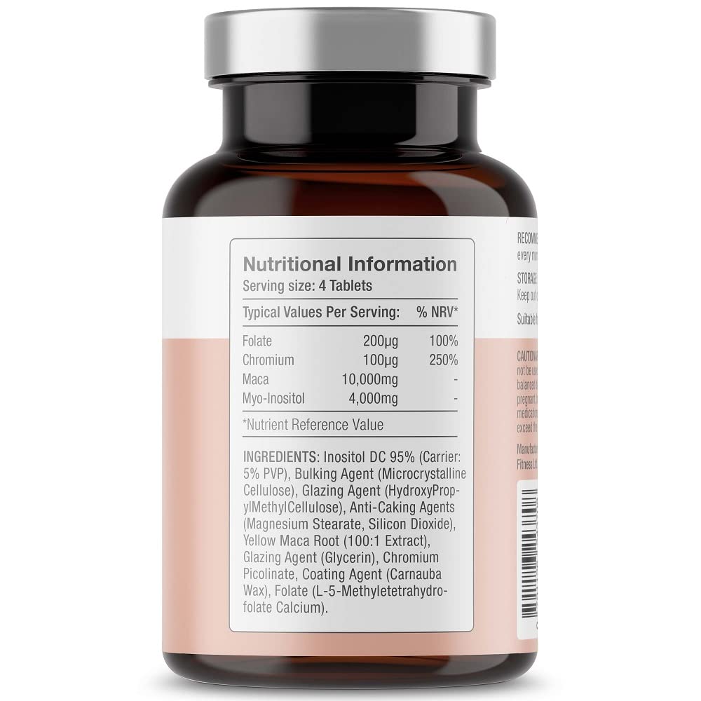 Free Soul Myo-Inositol Ultra Supplement with 4,000mg Myo-Inositol, 200ug Folate, 100ug