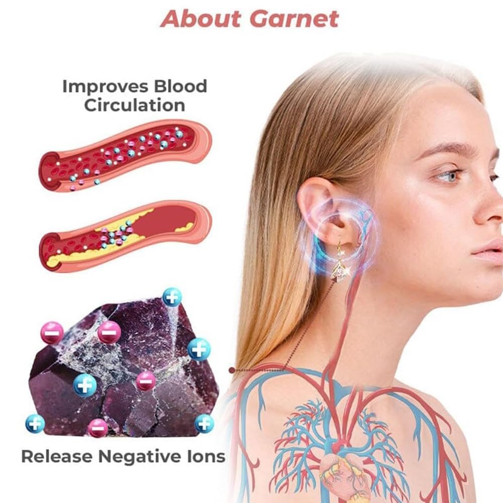 Lymphflow Magnetogen Earrings,Lymphatic Magnetotherapy Earrings,Lymphatic Earrings FleaCollar