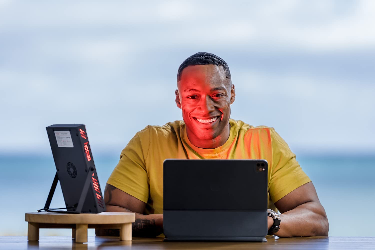 Hooga Red Light Therapy Device, 660nm 850nm Near Infrared Light Therapy with Timer, Built hooga