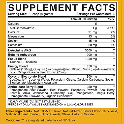 Gold BJJ PreRoll - Jiu Jitsu Pre Workout Supplement for Energy, Focus, and Endurance - Martial Arts Specific Pre-Workout Powder Formula with Natural Flavors (Acai Berry, 30 Servings)