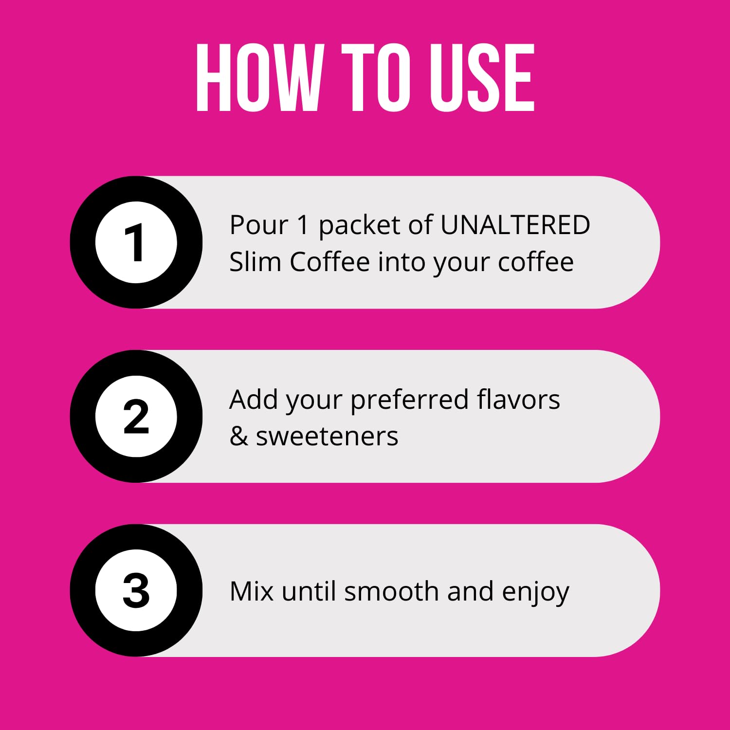 UNALTERED Weight Loss Coffee for Women - Boost Metabolism, Suppress Appetite UNALTERED