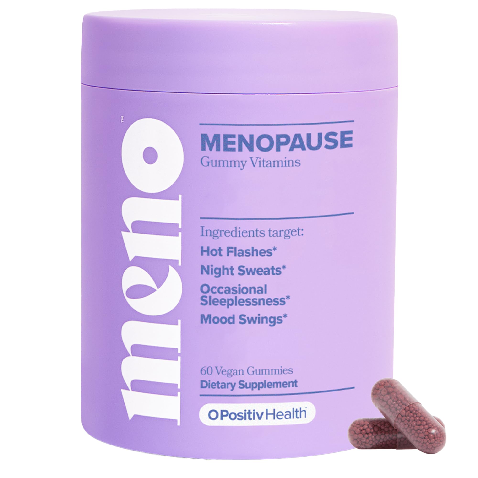 MENO Vitamins for Menopause, 30 Servings (Pack of 1) - Hormone-Free Menopause Supplements