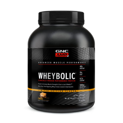 GNC AMP Wheybolic Protein Powder | Targeted Muscle Building and Workout Support Formula
