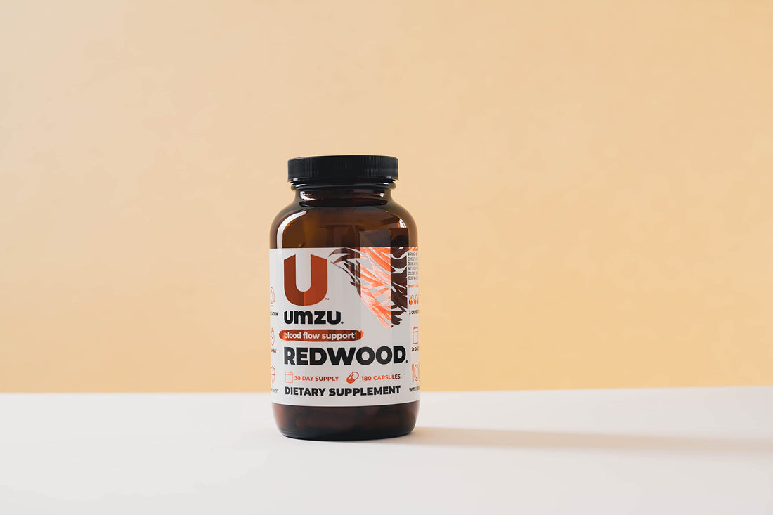UMZU Redwood - Supports Nitric Oxide & Healthy Blood Flow - Blend of Vitamins & Herbal 