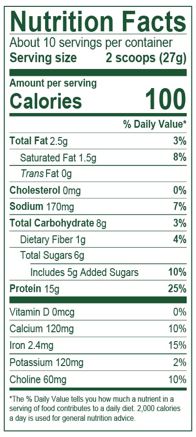 Vega Protein Made Simple, Dark Chocolate - Stevia Free Vegan Protein Powder Vega
