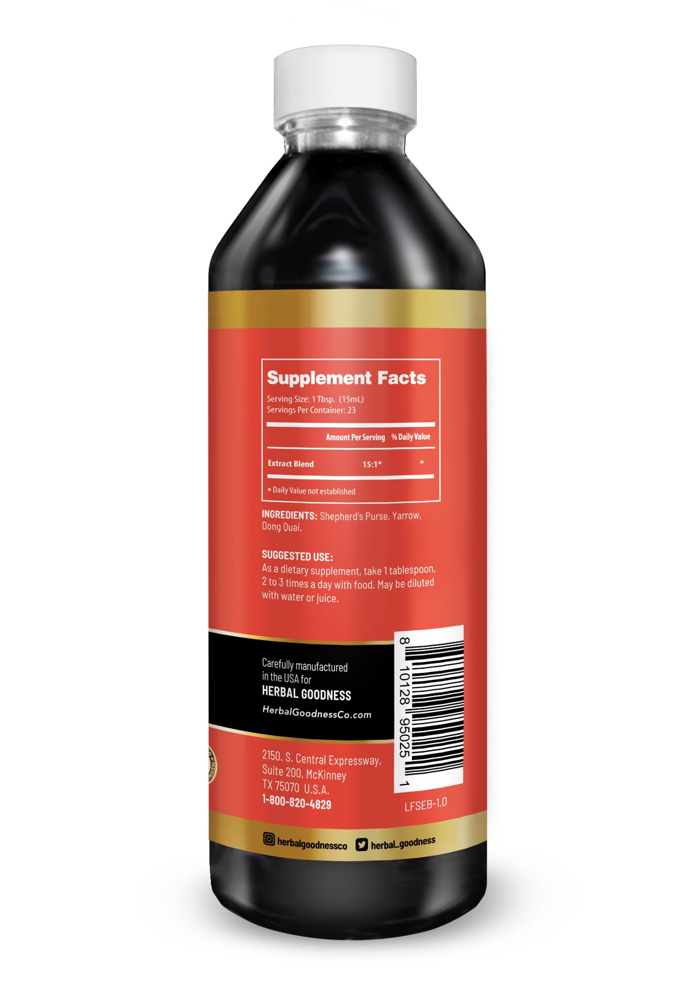 Flow Secure 12oz - Premium Menstrual Cycle Support Buddy, Enriched with Womens Vitamins Herbal Goodness