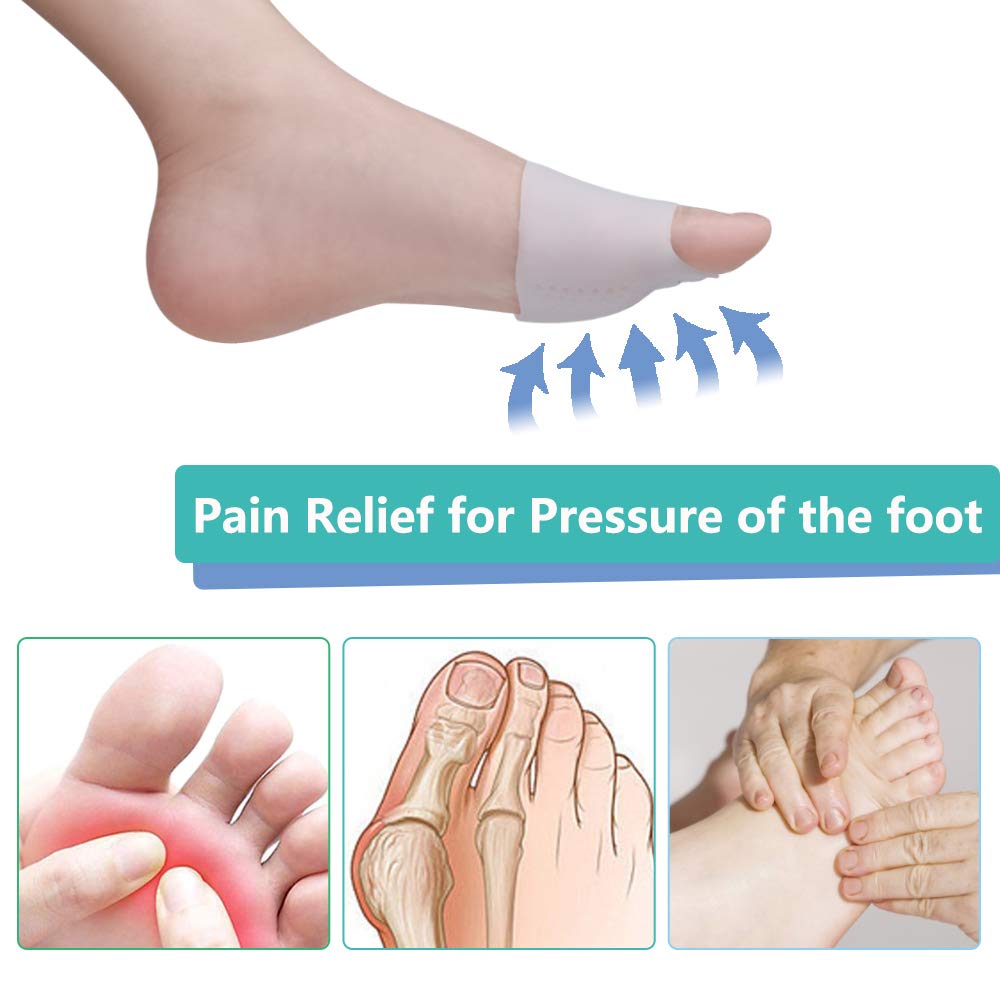 Metatarsal Pads, Gel Toe Separators, Bunion Corrector Cushion, Toe Spacer JUMPOW