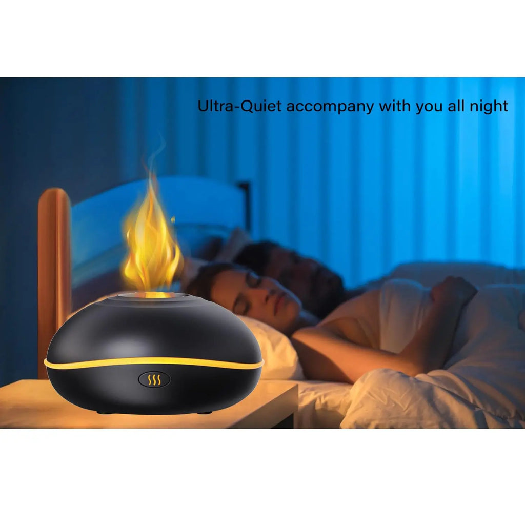 Lotnafee Colorful Flame Fire Diffuser Humidifier, Upgraded Scent Diffuser for Essential Oils Home,Office,Yoga Lotnafee
