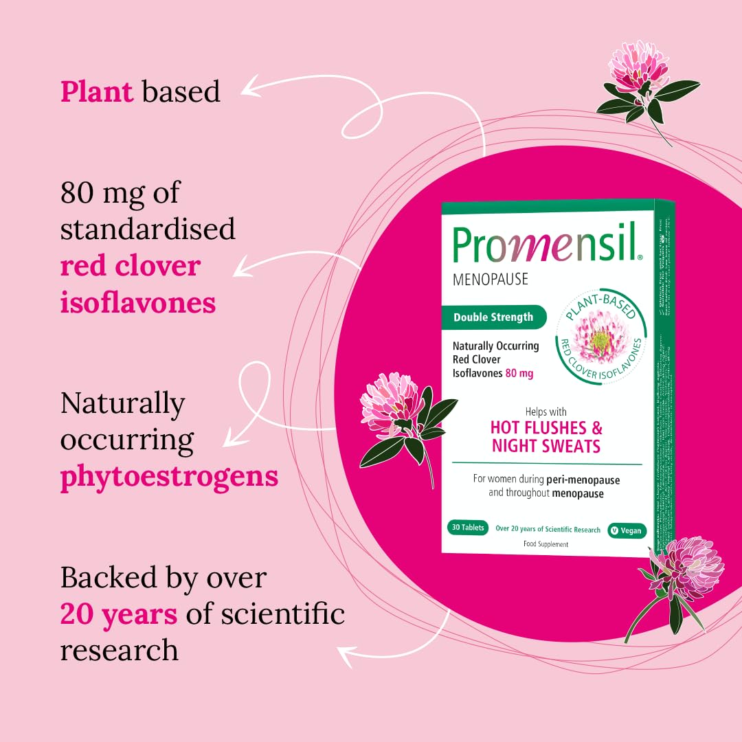 Promensil Red Clover Double Strength 30 tablets Promensil