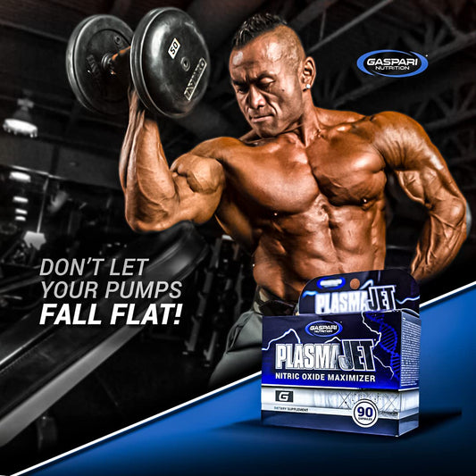 Gaspari Nutrition PlasmaJet, Legendary N.O. Nitric Oxide Maximizer, Increased Lean Mass