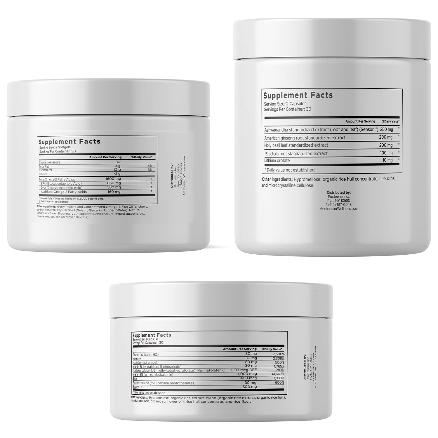 Mechanism Wellness Post-Menopausal Support Supplements - Hormonal Balance, Vitamin B12 1000mcg