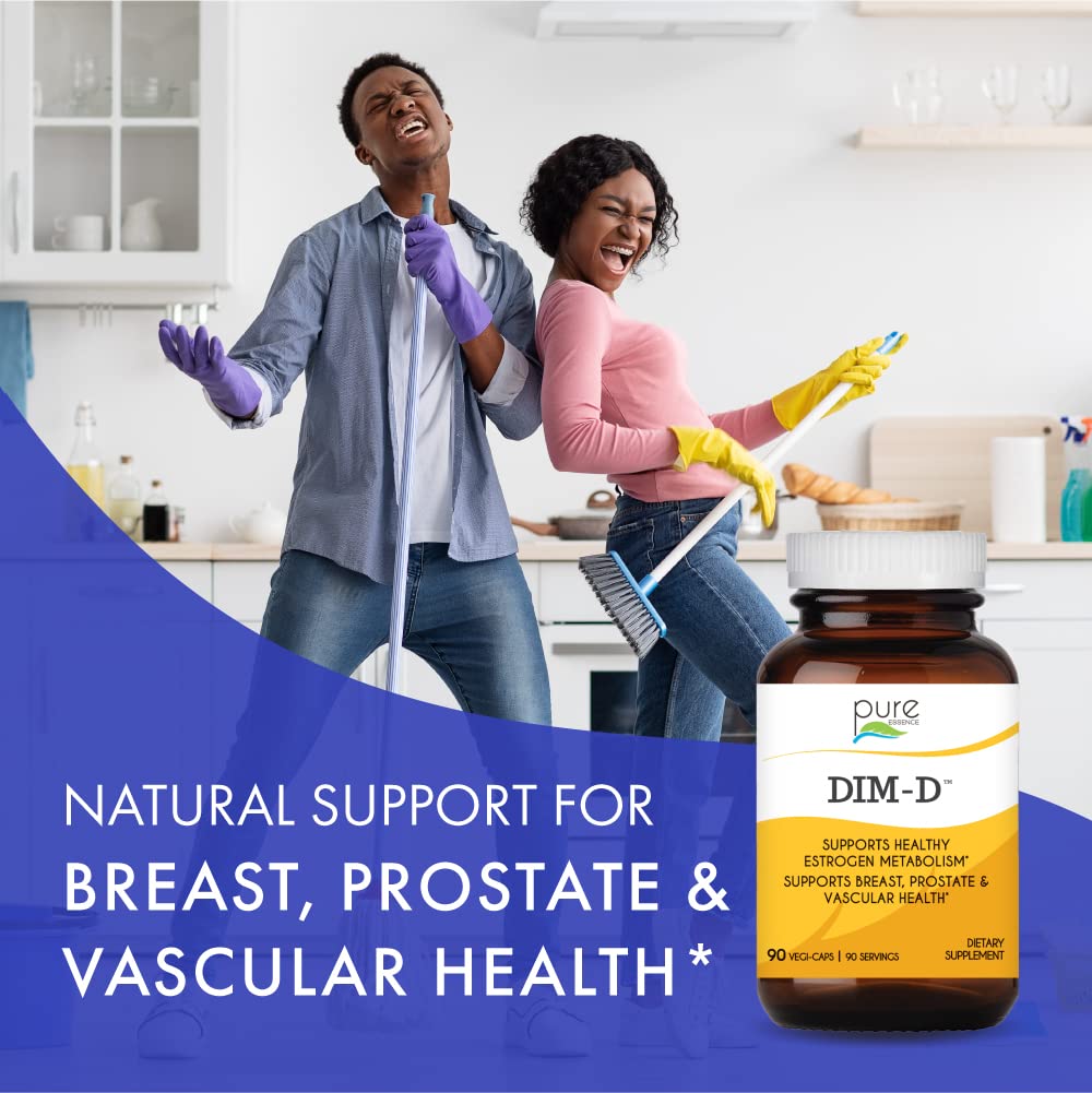 Dim D by Pure Essence - Natural Supplement for Estrogen Balance, Hormonal Acne, and Menopause PURE ESSENCE LABS