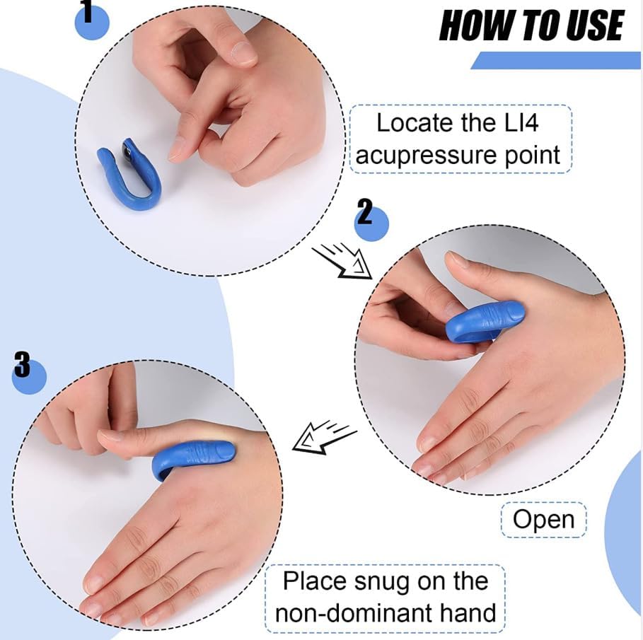 Hypoglycemic Acupoint Clip-Hypoglycemia Acupoint Clip, Sugar Control Li4 Acupressure Point Clip KOSIMI