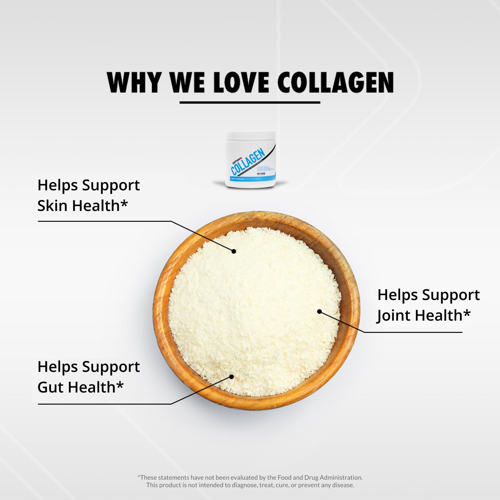 Sculpt Nation by V Shred Collagen Peptides Powder - Types I, II, and III Collagen Plus