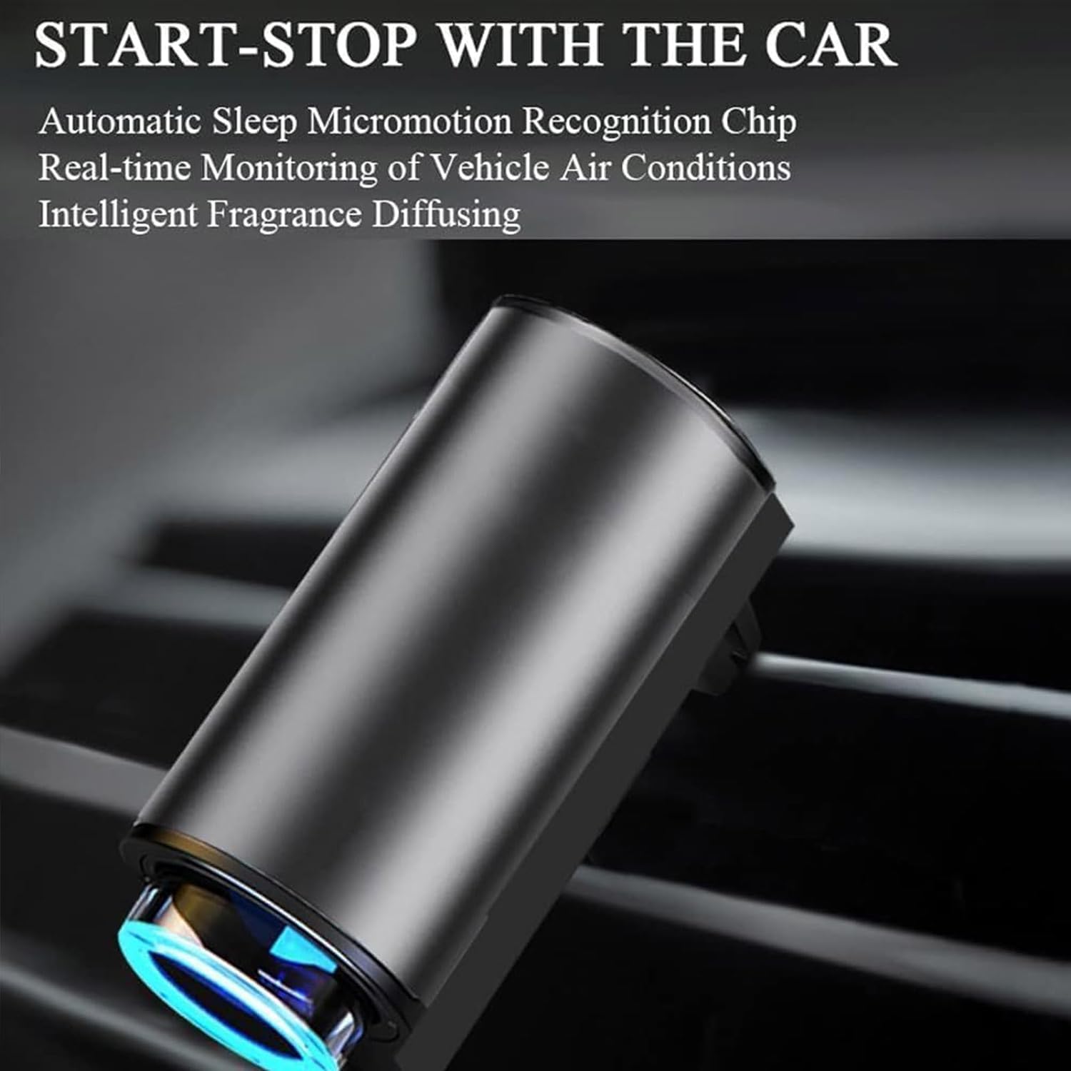 Intelligent Car Aroma,Intelligent Car Aroma Channel Car Air Freshener,Smart Car Air QYASETN