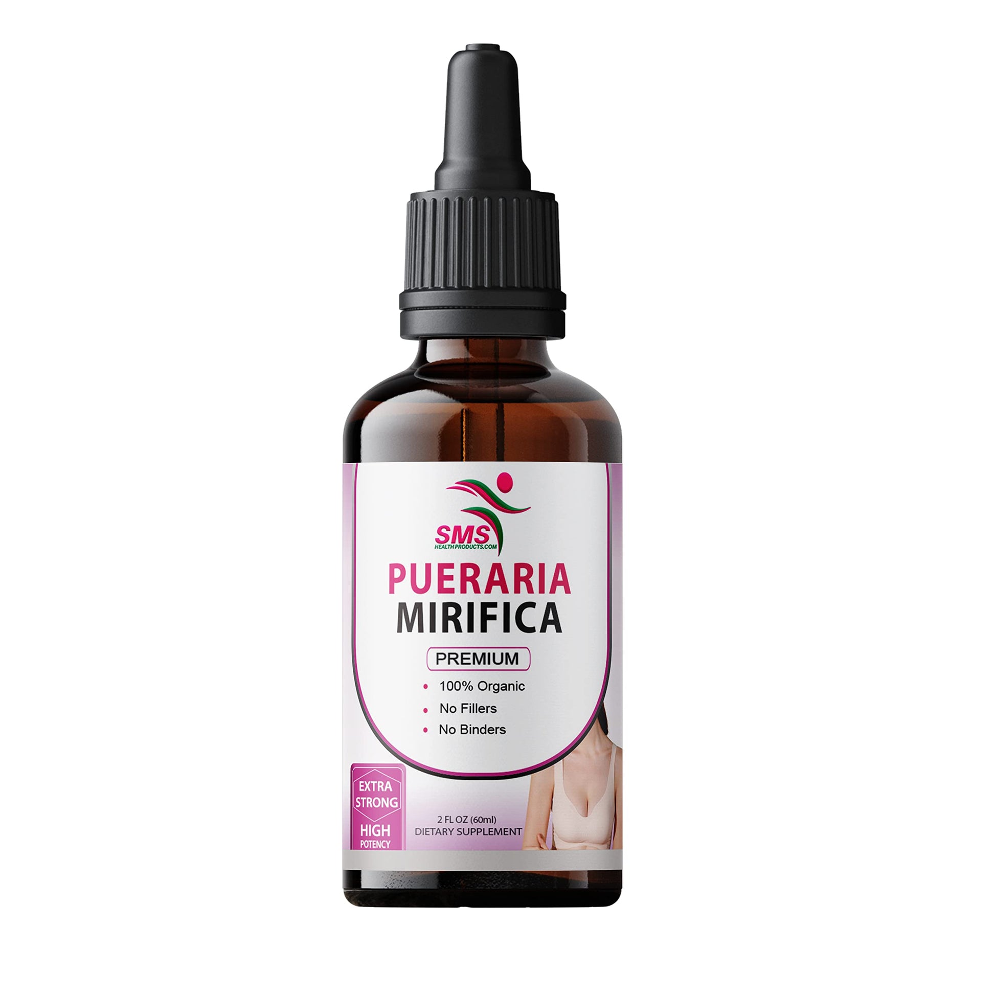 SMSHEALTHPRODUCTS.com Pueraria Mirifica Drops | Premium Grade | Herbal Liquid Extract | Non-GMO SMSHEALTHPRODUCTS.com