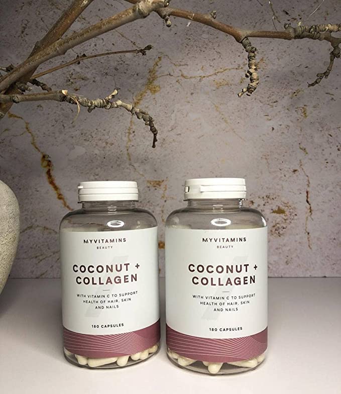 Coconut + Collagen (180 Capsules) - Myvitamins MyVitamins