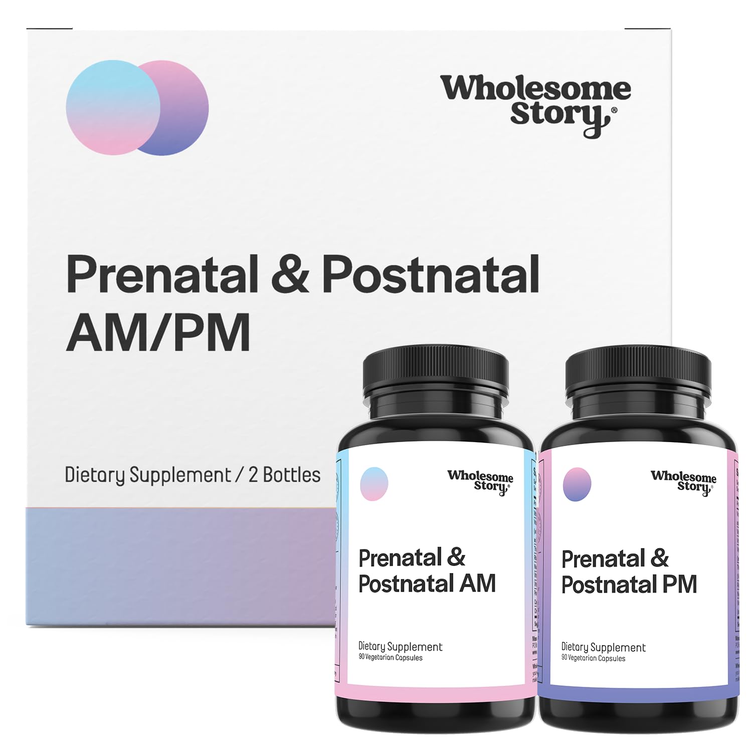 Premium Bioavailable Prenatal & Postnatal Vitamins for Women with DHA, Folate & Iron
