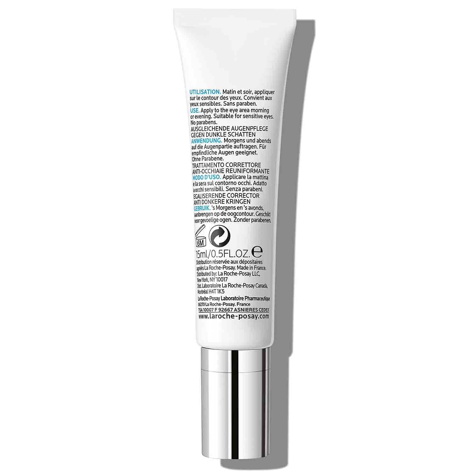 La Roche-Posay Pigmentclar Dark Circles Eye Cream with Caffeine, Brighten