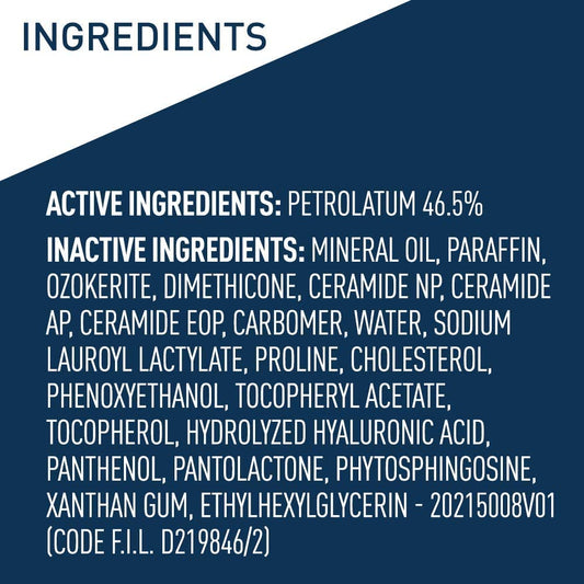 CeraVe Healing Ointment | Moisturizing Petrolatum Skin Protectant for Dry