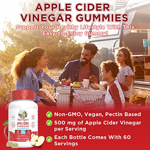 Mary Ruth's Apple Cider Vinegar Gummies, 60 CT MaryRuth Organics