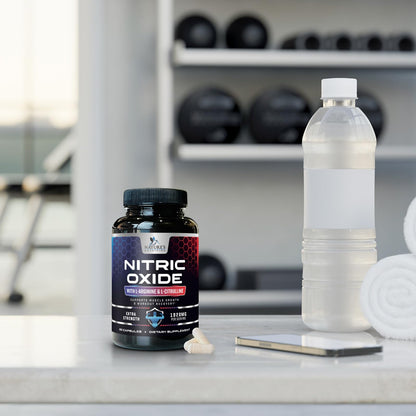 Extra Strength Nitric Oxide Supplement L Arginine 3X Strength - Citrulline Malate, AAKG