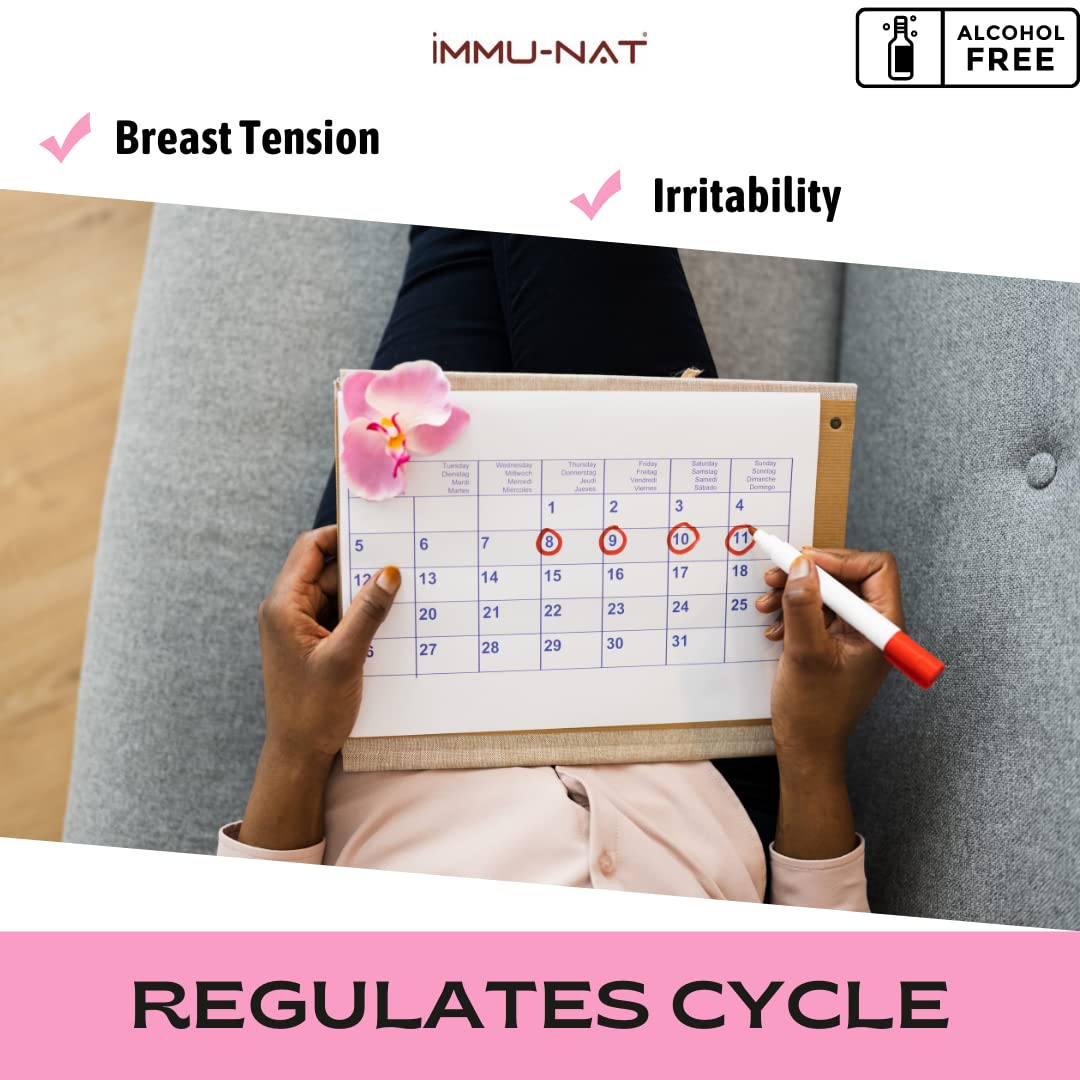 Immu-nat Chaste Tree Berry Extract - 8.5oz - Herbal Menopause & PMS Relief - Alcohol-Free Women's Immu-nat