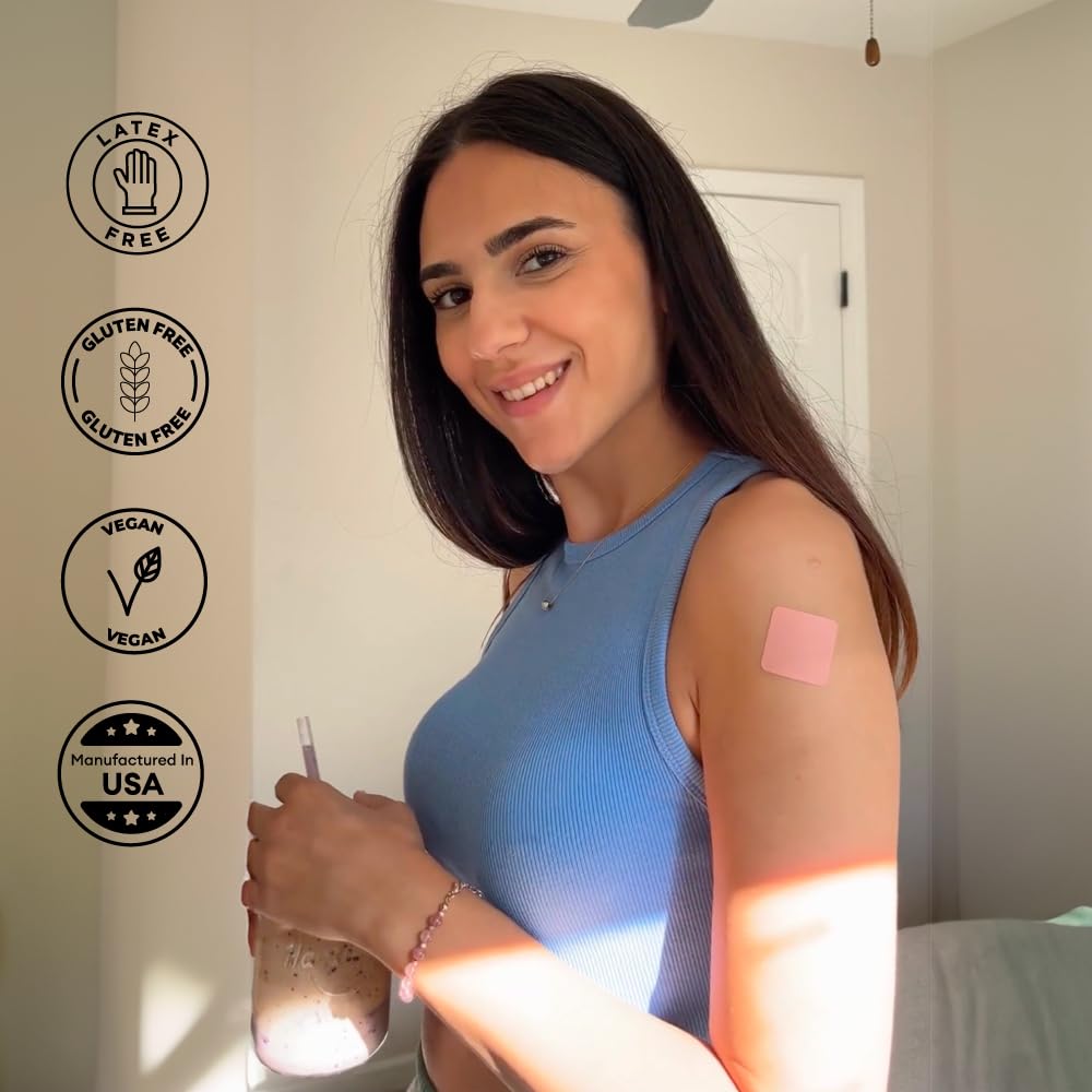 VitaPatch Vitamin B12 Patch for Energy Plus – 30 Count Vitamin B12 Patches – B12 Vitamins VitaPatch