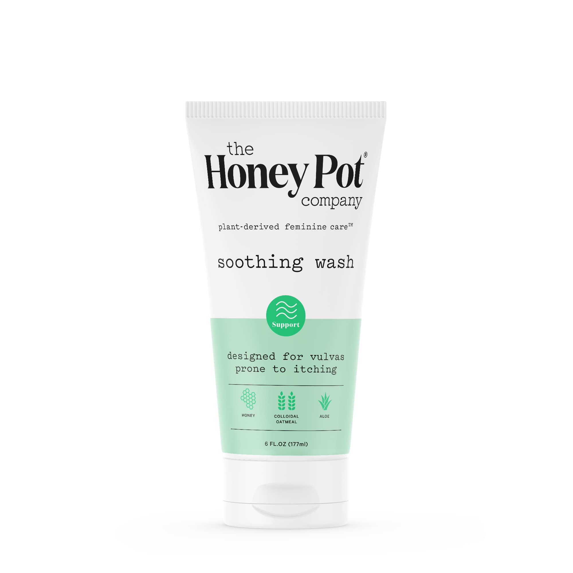The Honey Pot Company - Anti-Itch Soothing Colloidal Oatmeal Wash - Plant Derived Feminine Care
