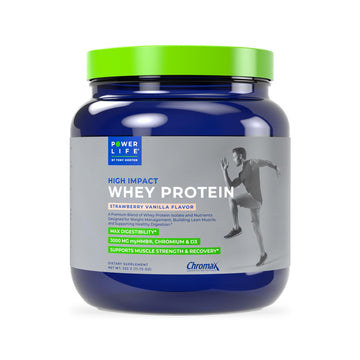 POWERLIFE Tony Horton High Impact Grass Fed Whey Protein with 3000 MG of HMB