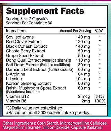 FeMi-12, Helps Alleviate Women's Monthly Period Discomforts & Supports Normal Menstruation (60 Capsules)