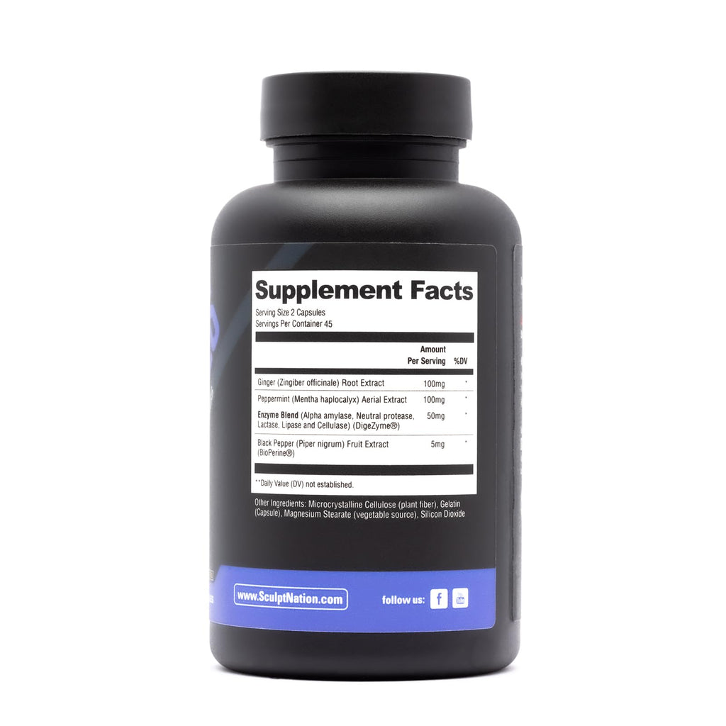 Sculpt Nation by V Shred Digestive Enzymes - Multi Enzyme for Digestion and Gut Health