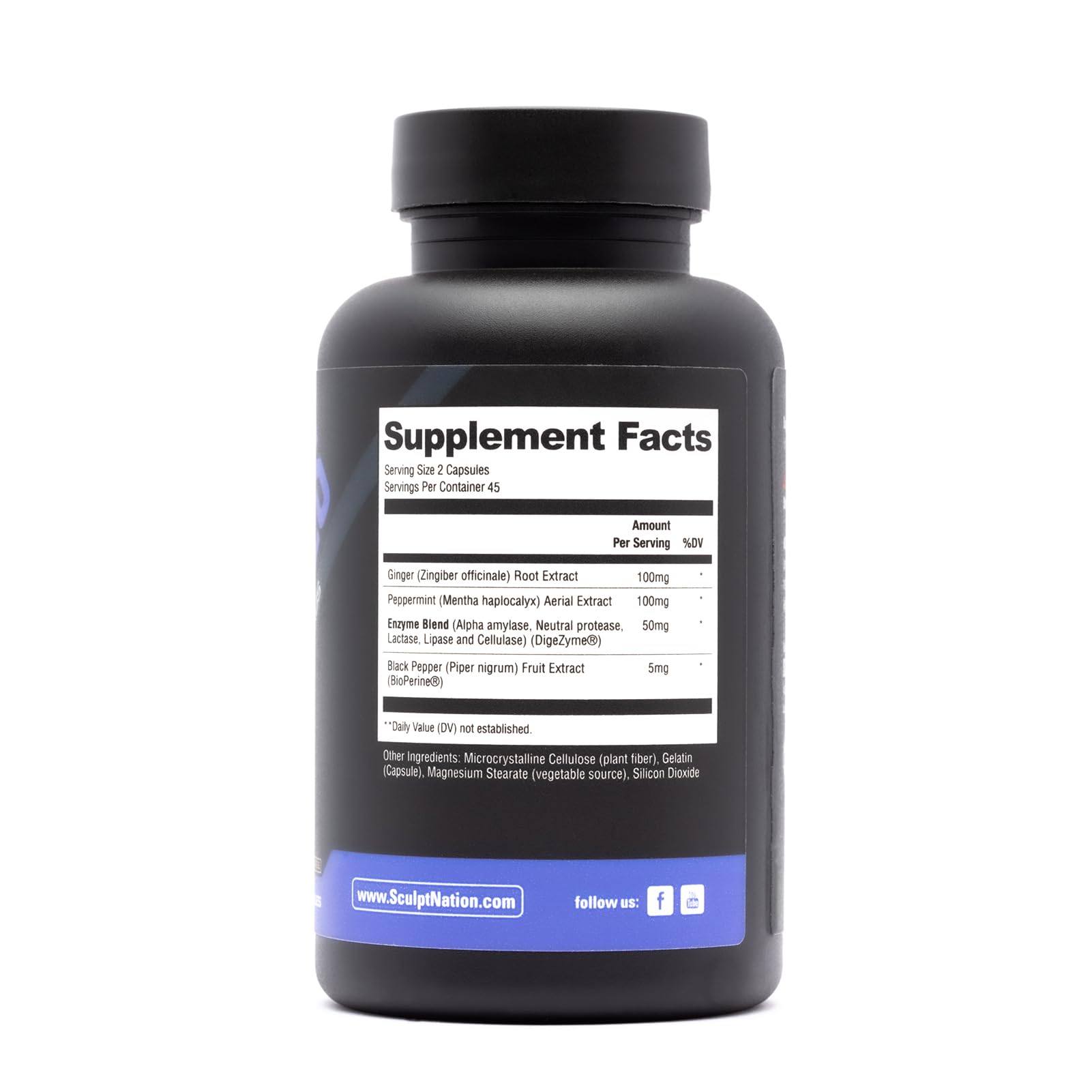 Sculpt Nation by V Shred Digestive Enzymes - Multi Enzyme for Digestion and Gut Health