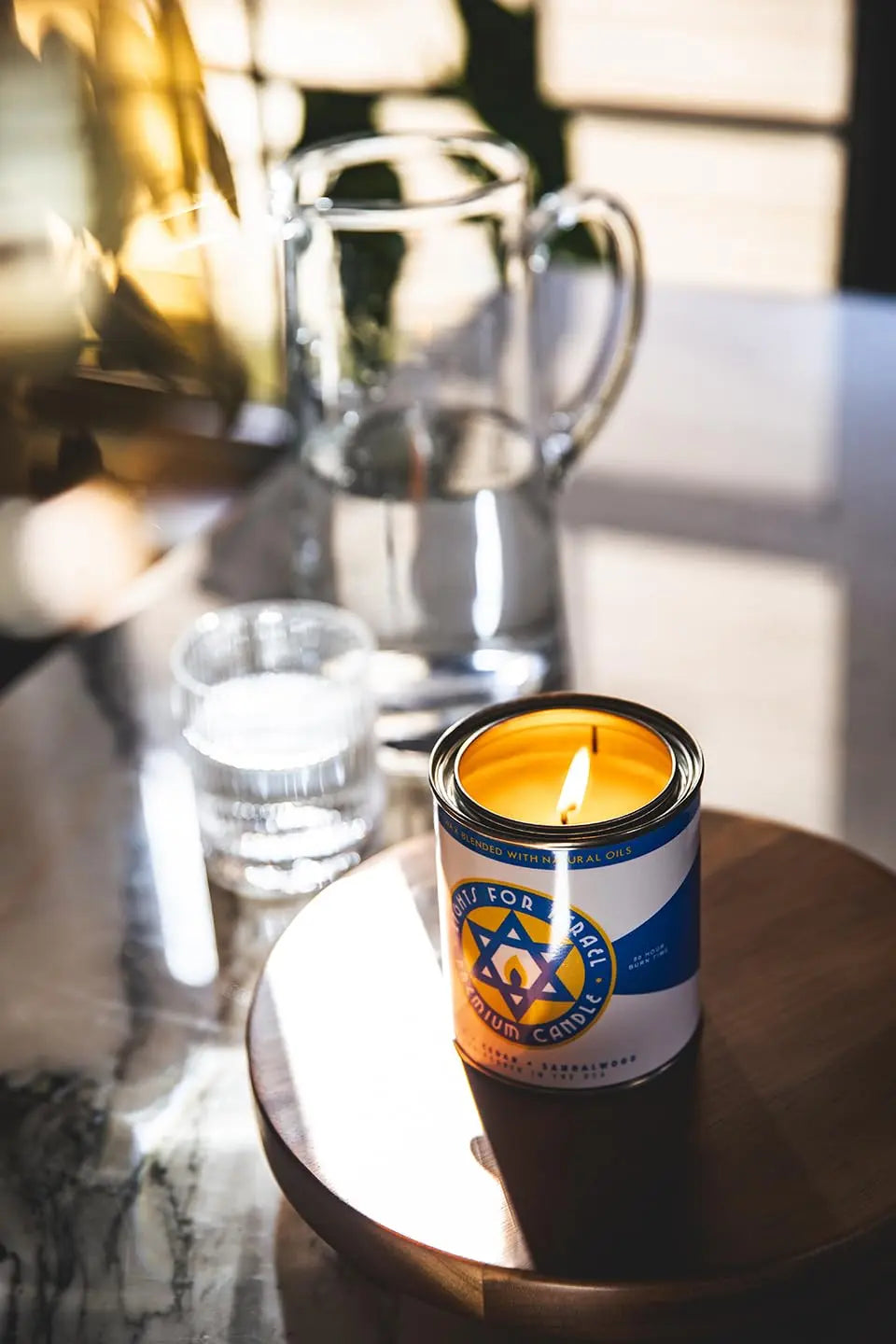 Long-Burning, One-Pint Premium Candles for Men | Vintage Inspired Oil Can Design | Soy Wax