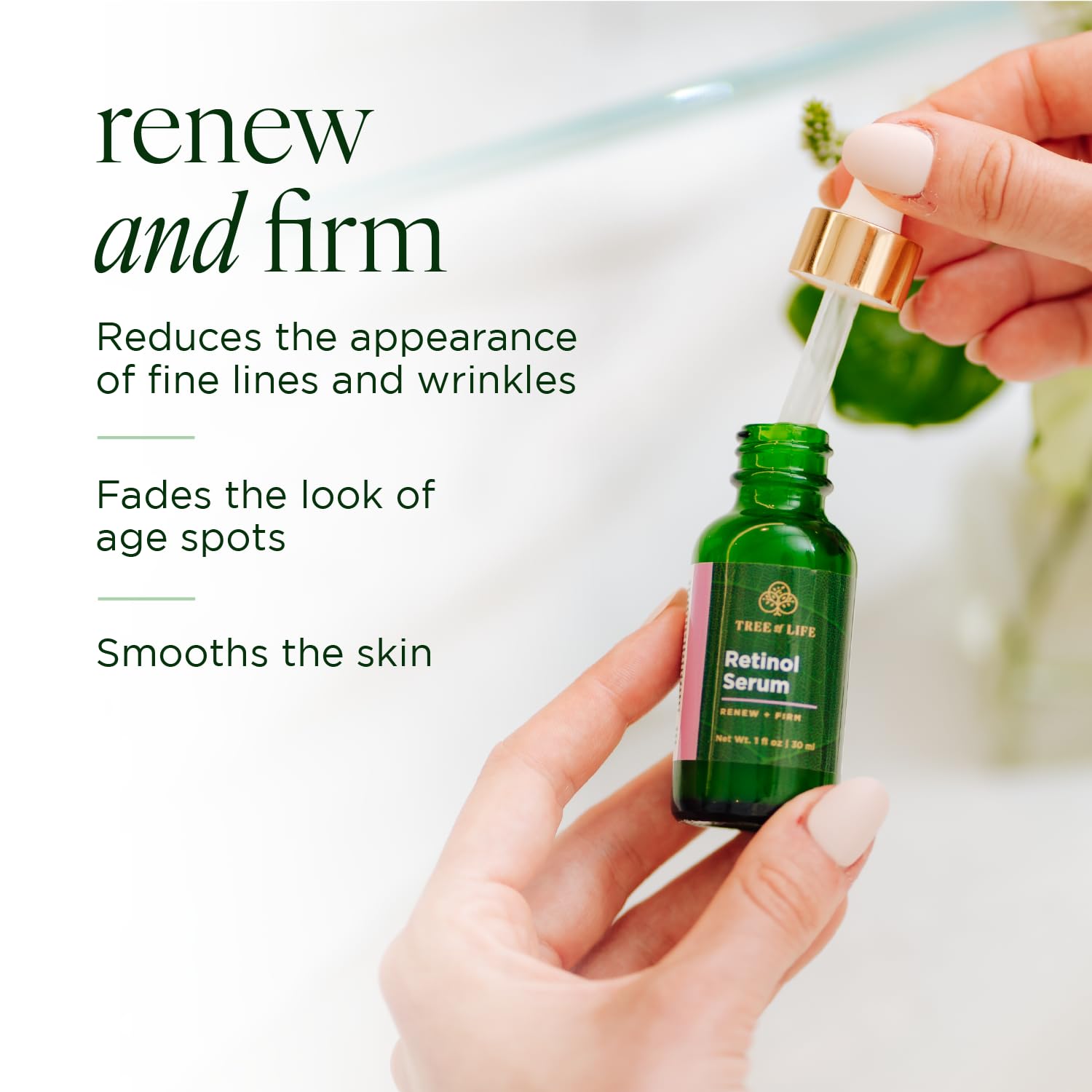 Retinol Serum, 2oz, 2pk Tree of Life Beauty